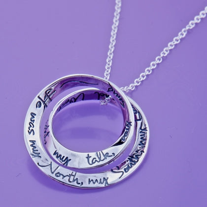 Stop All The Clocks (Auden) - Double Mobius Necklace