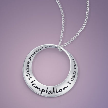 Temptation (Oscar Wilde) Mobius Necklace