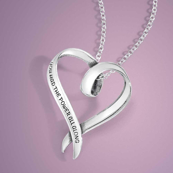 You Had the Power All Along (Glinda the Good Witch) - Heart Necklace